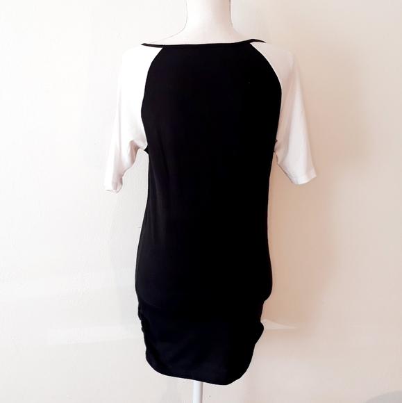 Victoria's Secret Short Sleeve T-Shirt Dress Ruched Sides - Small Casual Dress - Picture 8 of 9